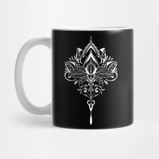 White Lotus flower Mug